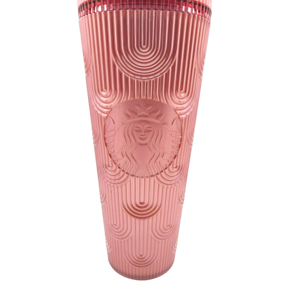 Starbucks 2023 Pink Shimmer Shell Mermaid 24oz Tumbler‎ - Picture 2 of 4